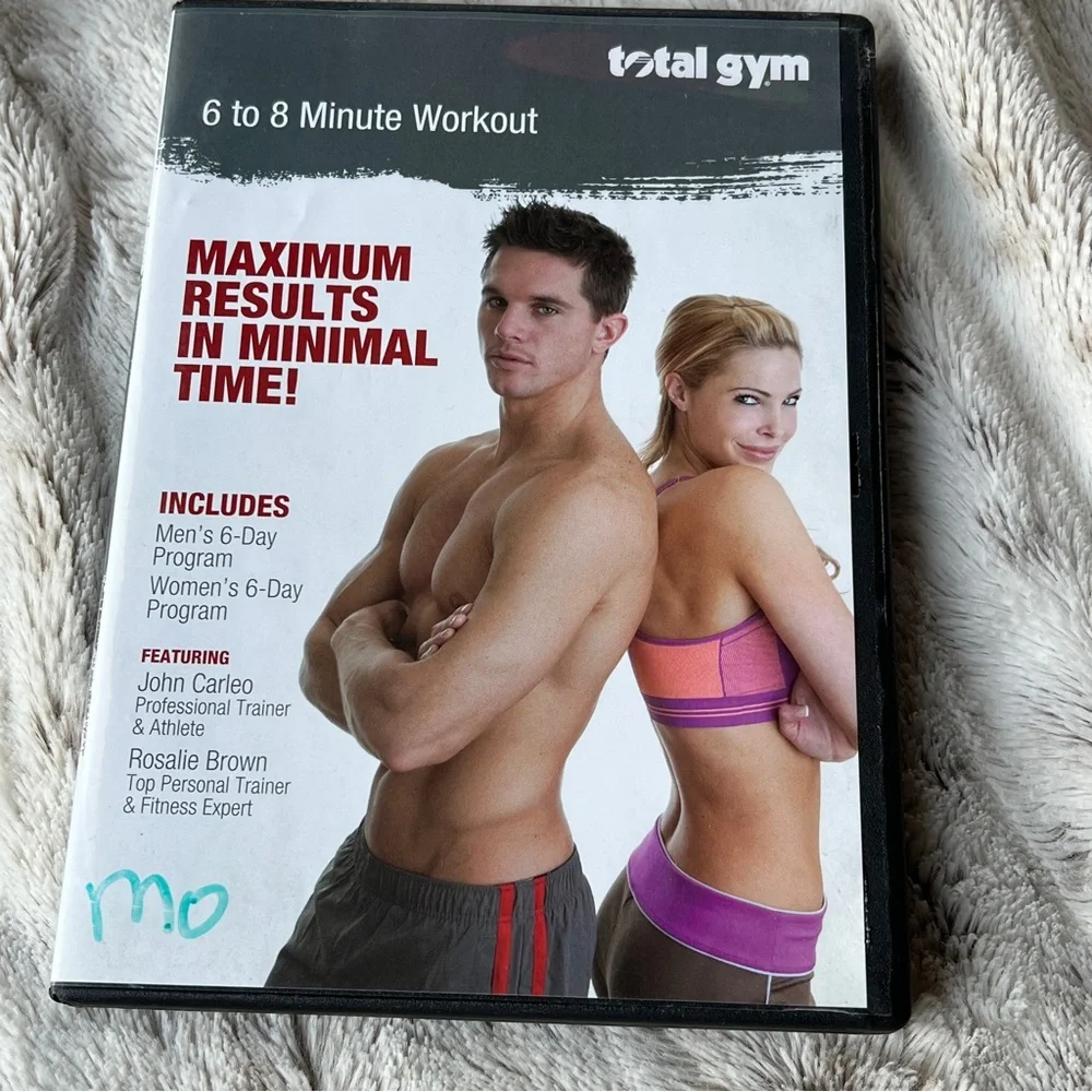 Total Gym Workout DVD Set 3 piece like new excellent condition
